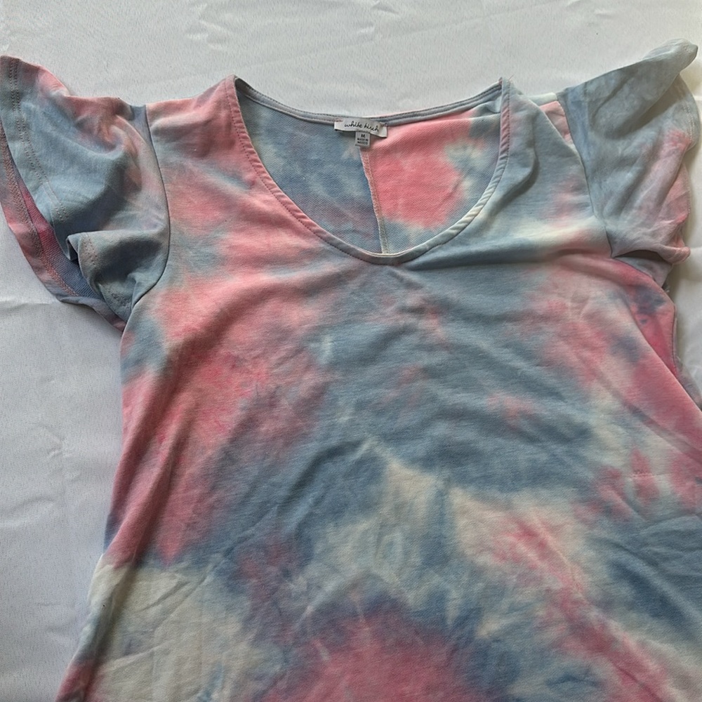 NWOT White Birch Tie Dye Dress Medium - Picture 3 of 6